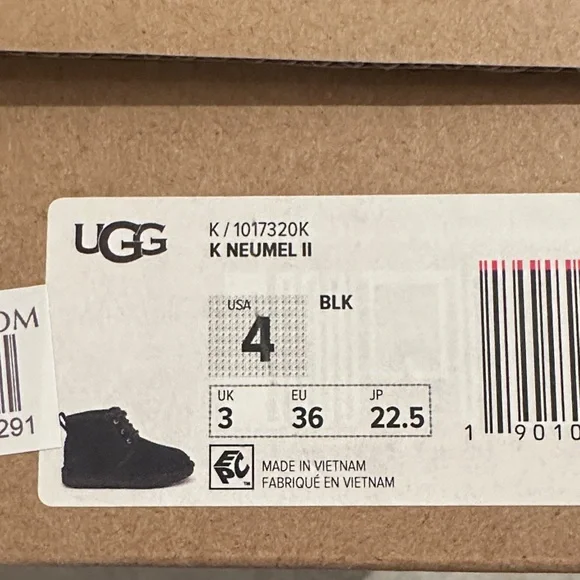 Kids UGG K Neumel II booties.